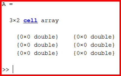 دستور cell در متلب